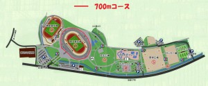 競技場周辺の700mコース