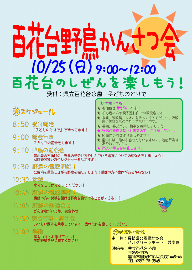 野鳥かんさつ会